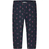 Name it Leggings 'NMFOMER' azul oscuro / caqui / rojo cereza