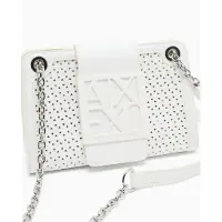 Armani Exchange para mujer. XW000281AF22626U0011 Bolso mini Off blanco (OSFA), Casual, Poliuretano, outlet 2026.