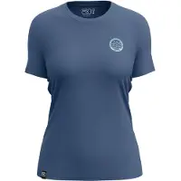 Ortovox - Women's 185 Merino Mountain Badge TS - Camiseta de merino size M, azul