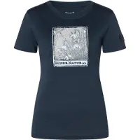 Super.natural - Women's Snodrops Bio Jersey Tee - Camiseta de merino size L, azul/ various