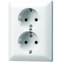 JUNG Enchufe doble SCHUKO AS5020KIUWW (AS5020KIUWW)