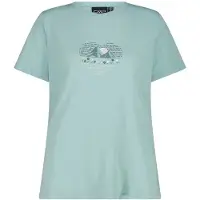 CMP - Women's T-Shirt - Camiseta funcional size 48, turquesa/gris