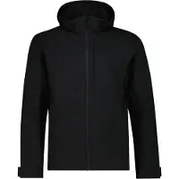 CMP - Jacket Zip Hood Stretch Softshell - Chaqueta softshell size 56, negro