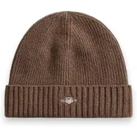 Gant para hombre. 9910023 Gorro de lana marrón (OSFA), Casual, outlet 2026.