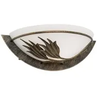 Orion Aplique de pared Fleur, dorado antiguo