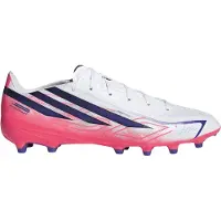 Adidas adidasBota de fútbol F50 Hyperfast League césped artificial 43 1/3 Cloud White / Solar Purple / Solar Turbo Unisex