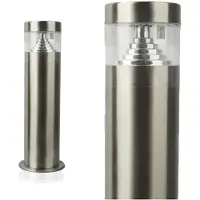 Rabalux 7828, aplique de pared exterior, Lisboa, 7W, 4000K, 560lm, gris plateado, redondo, blanco neutro, diseño moderno, diámetro 75mm