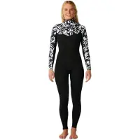 Rip Curl Traje De Neopreno Con Cremallera En El Pecho De Manga Larga Para Mujer Dawn Patrol Pro 4/3 Mm