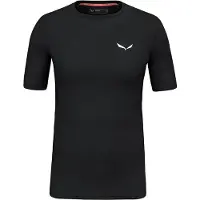 Salewa - Cristallo Warm AMR Tee - Ropa interior merino size 52 - XL, negro