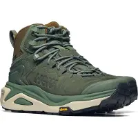 Hoka One One - Zapatillas de senderismo Hombre - Kaha 3 GTX M Nettle Leaf/Barley Flour de Cuero - Talla 46 - Verde