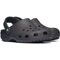 Crocs - Classic - Sandalias size M12, marrón/negro