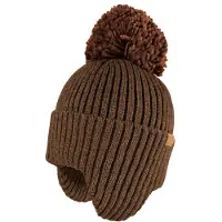 Maximo - Kids' Mini Beanie with Pom-pom - Gorro size 53-55 cm, marrón
