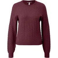 s.Oliver -qs Pullover Burgundy Talla: XL | Sudaderas con Capucha Outlet | Mujer | Marrón