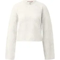 QS -qs Pullover Offwhite Talla: XL | Sudaderas con Capucha Outlet | Mujer | Blanco