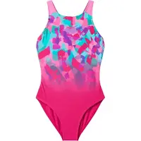 Speedo - Kid's Print Pulseback Swimsuit - Traje de baño size 152, fucsia