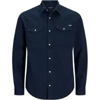 Jack & Jones Camisa manga larga JJESHERIDAN SHIRT hombre - Azul - EU M