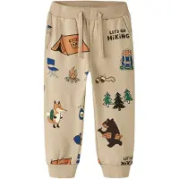 Name it Pantalón 'NMMOSWALD' azul oscuro / capuchino / negro / blanco