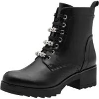 Marco Tozzi Botines con cordones negro