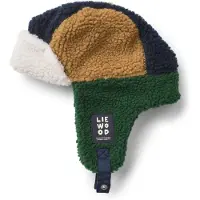 Liewood Gorra 'Bravo' navy / umbra / verde oscuro / blanco