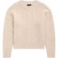 Bergans - Lofoten Knitted Wool Jumper - jersey de lana size S, beige
