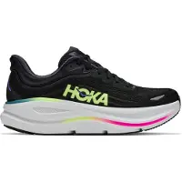 Hoka One One - Bondi 9 - Zapatillas para correr size 46 2/3 - Regular, negro/ neon yuzu