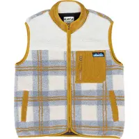 KAVU - Women's Ozette - Chaleco de forro polar size S, blanco