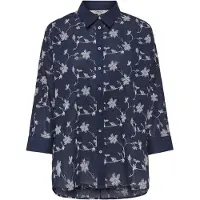 ONLY Blusa 'ONLNew Lina Grace' navy / blanco