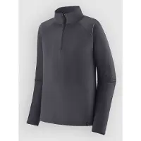 Patagonia - Capilene Midweight Zip-Neck - Ropa interior fibra sintética size L, gris/azul