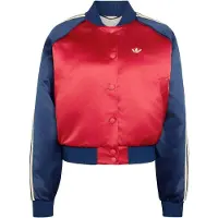 Adidas adidasCHAQUETA BÓMBER DE SATÉN SST M Team Victory Red / Night Indigo / Warm Vanilla Mujer