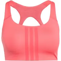 Adidas adidasSujetador de entrenamiento para impacto medio Optime 3 Stripes XS Pure Turbo / Core Pink Mujer