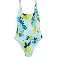 Next Bañador moldeador navy / aqua / lima / blanco