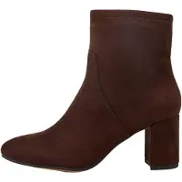 Bonprix Botines marrón oscuro