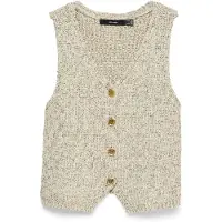 Vero Moda Chaleco de punto 'VMPENELOPE' beige