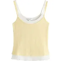 Next Top amarillo claro / blanco