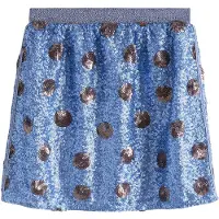 Next Falda azul / chocolate