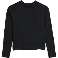 Armedangels - Women's Seamless Longsleeve - Camiseta de yoga size L, negro