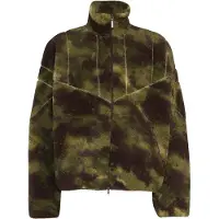 Adidas Chaqueta polar marrón oscuro / caqui / verde oscuro