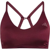 Adidas adidasSujetador de entrenamiento brillante para bajo impacto Optime Essentials S Maroon Mujer
