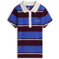 Tommy Hilfiger Camiseta azul real / amarillo pastel / cyclam / offwhite