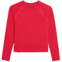 Armedangels - Women's Seamless Longsleeve - Camiseta de yoga size XL, rojo