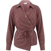 EDITED The Label Blusa 'Lillith' rojo cereza / blanco