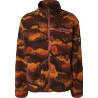 Iriedaily Chaqueta polar 'Insaneia' chocolate / cognac / miel / naranja oscuro