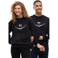 Tommy Hilfiger Sudadera 'TH X CF1' gris / rojo / negro / blanco
