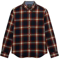 Superdry para hombre. M4011197A Camisa Cotton Lumberjack marino, rojo (XXL), Casual, Algodón, Manga larga, outlet 2026.