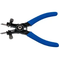 Bgs 446, pinza profesional para anillos de retención, de 165 mm de longitud, para sistemas de seguridad internos