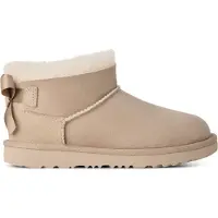 Ugg unisex para niños. 1185920K Botines de Piel Ultra Mini Bailey Bow beige (35), Plano, Ninguno, Casual, moda infantil, outlet 2026.