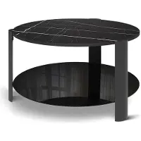 Vicco Mesa de centro Navo Mármol / 80 x 80 cm, Model 62706