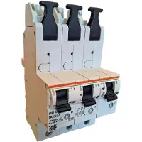 ABN Interruptor automático , 3 polos, 63A, modelo XKS363-5, montaje en carril DIN, característica E, marca