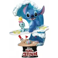 Beast Kingdom Toys Serie De Verano Diorama Pvc D-stage Surf Lilo&amp; Figura Stitch 15 Cm