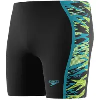Speedo - Hyperboom Splice Mid Jammer - Pantalones de baño size 7, azul